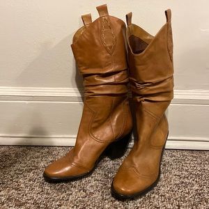 Bcbgeneration Bcbg generation camel western boots